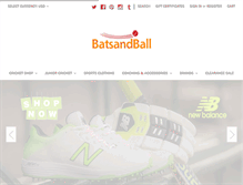 Tablet Screenshot of batsandball.com